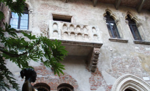 Juliet Balcony in Verona, Italy